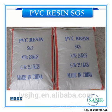 BV Certificado PVC Resina precio SG1, SG2, SG3, SG4, SG5, SG6, SG7, SG8